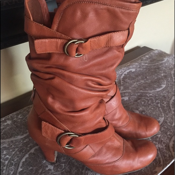 Steve Madden Brown leather mid calf boot - Picture 6 of 14